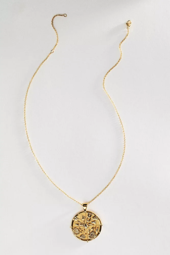 Hope Coin Pendant Necklace