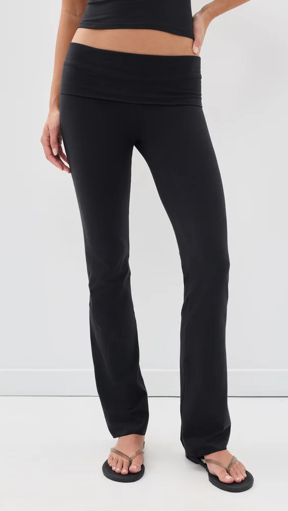 Jersey Fold Over Pants