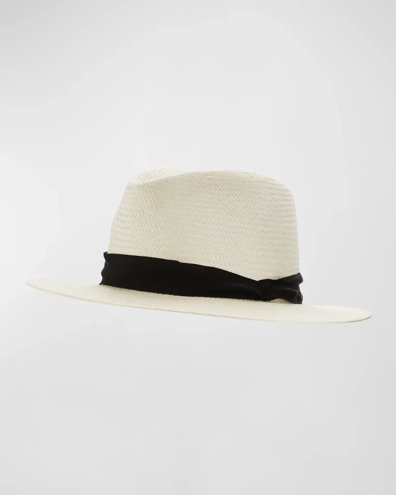 Panama Straw Hat, White