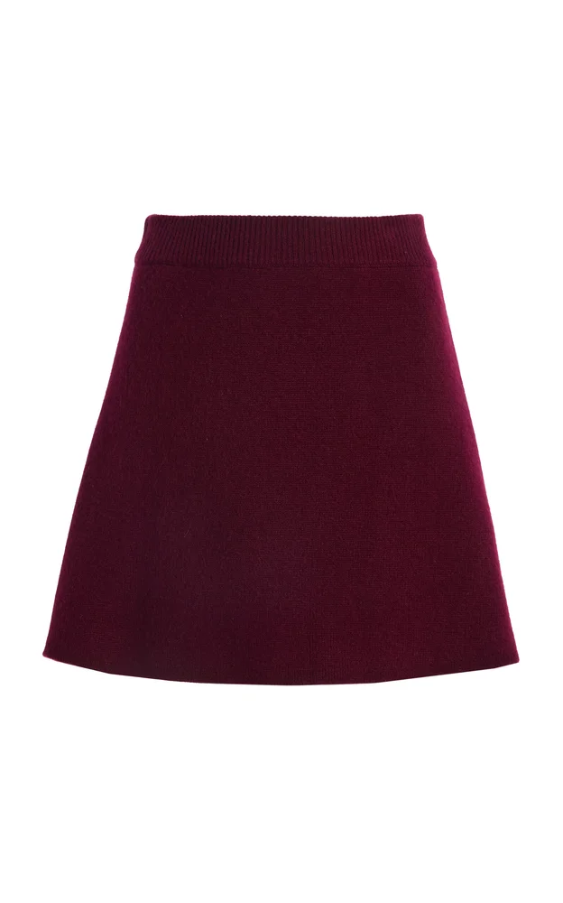 Clare Cashmere Mini Skirt