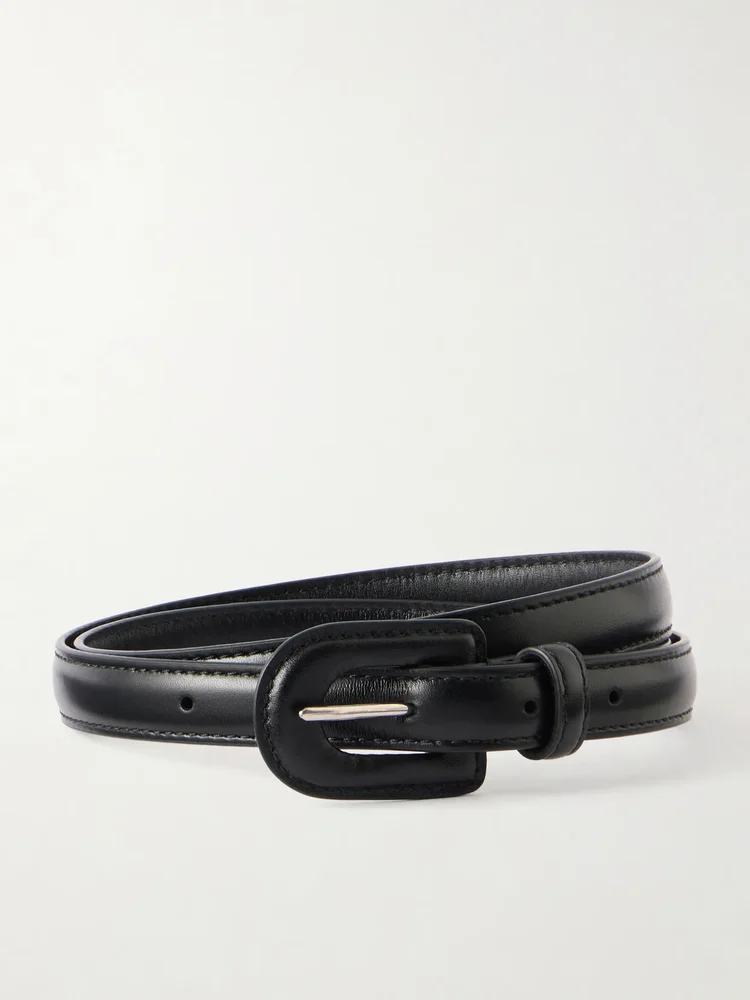 lizard leather belt