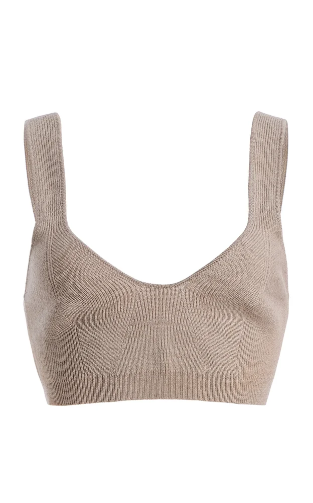 Delia Knitted Wool Bra