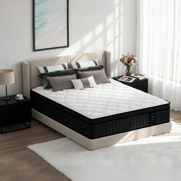 14 Inch Memory Foam Hybrid Mattress, Pocket Spring, Medium Firm Euro Top