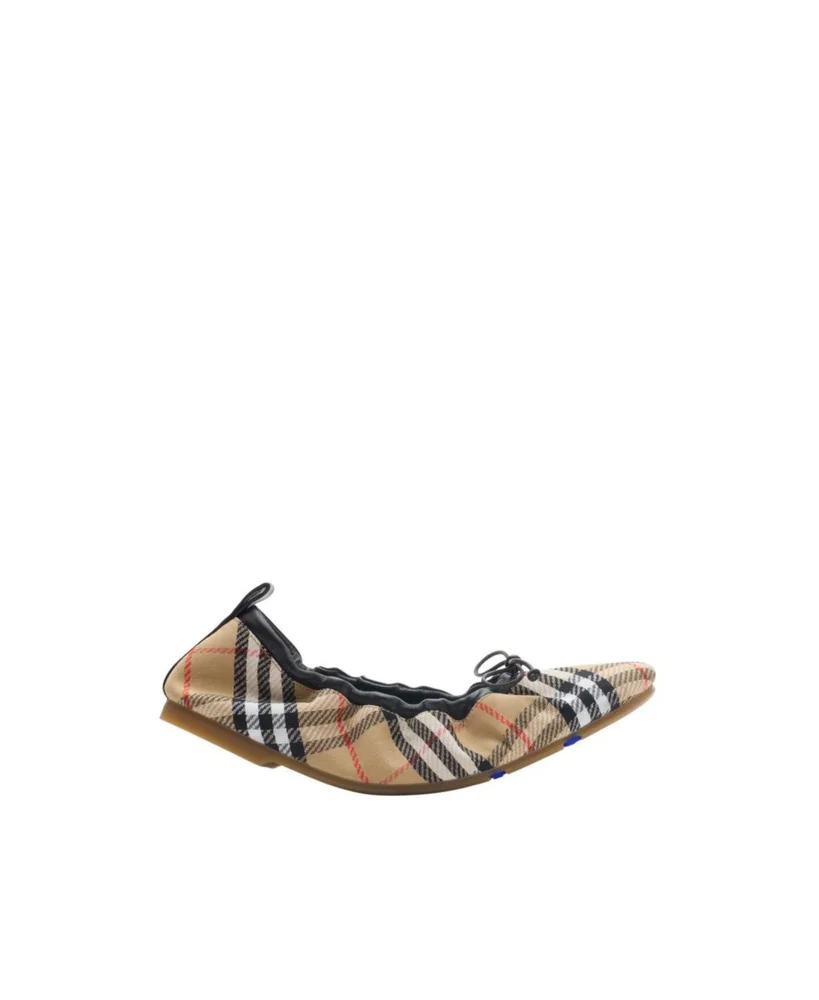 Check Fawn Ballerinas