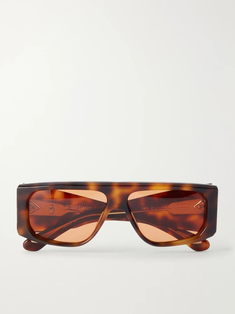 Cliff D-frame acetate sunglasses