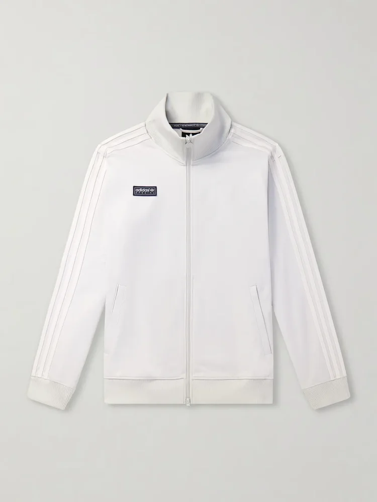 Backhill Zip-Up Cotton-Blend Jersey Sweater