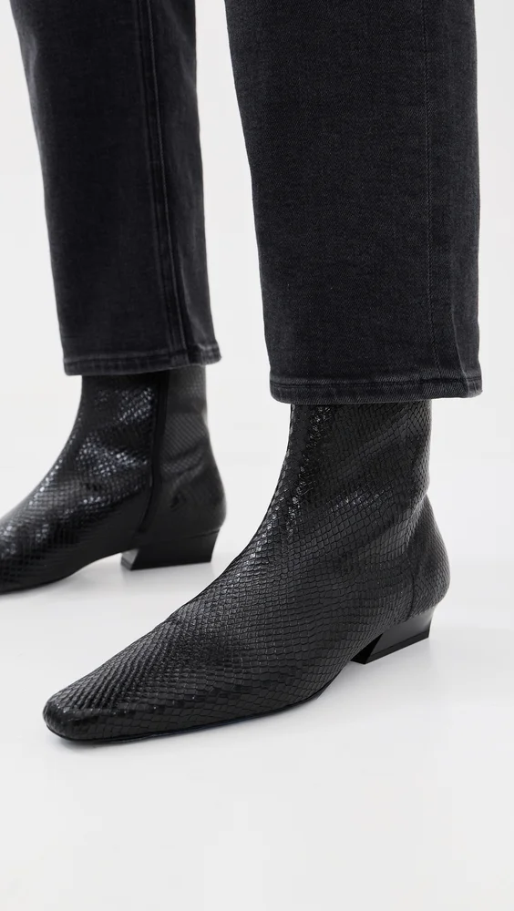 Wally Flat Ankle Boots