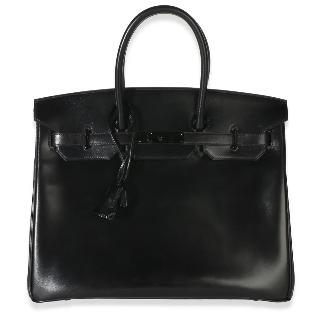Box Calf So Black Birkin 35