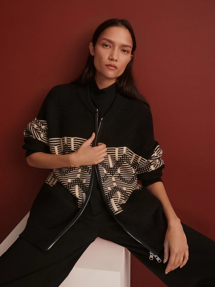 Linnea Fairisle Knit Jacket