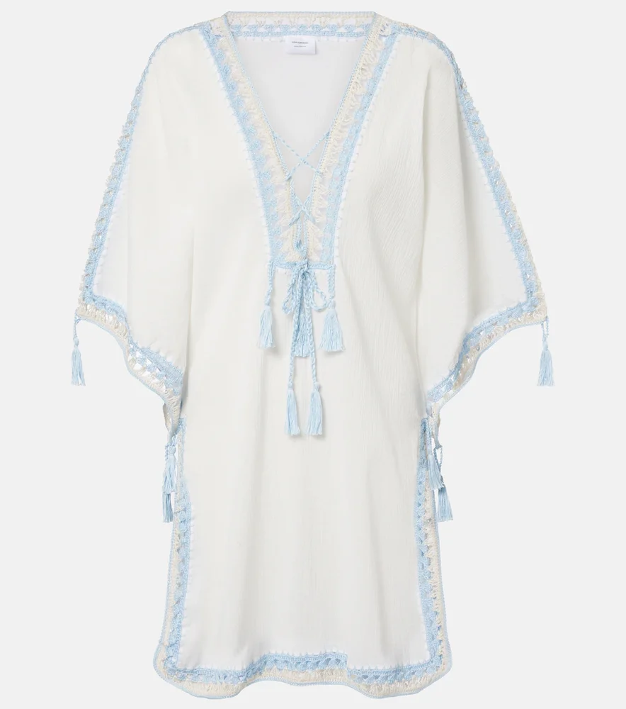 Crochet cotton kaftan