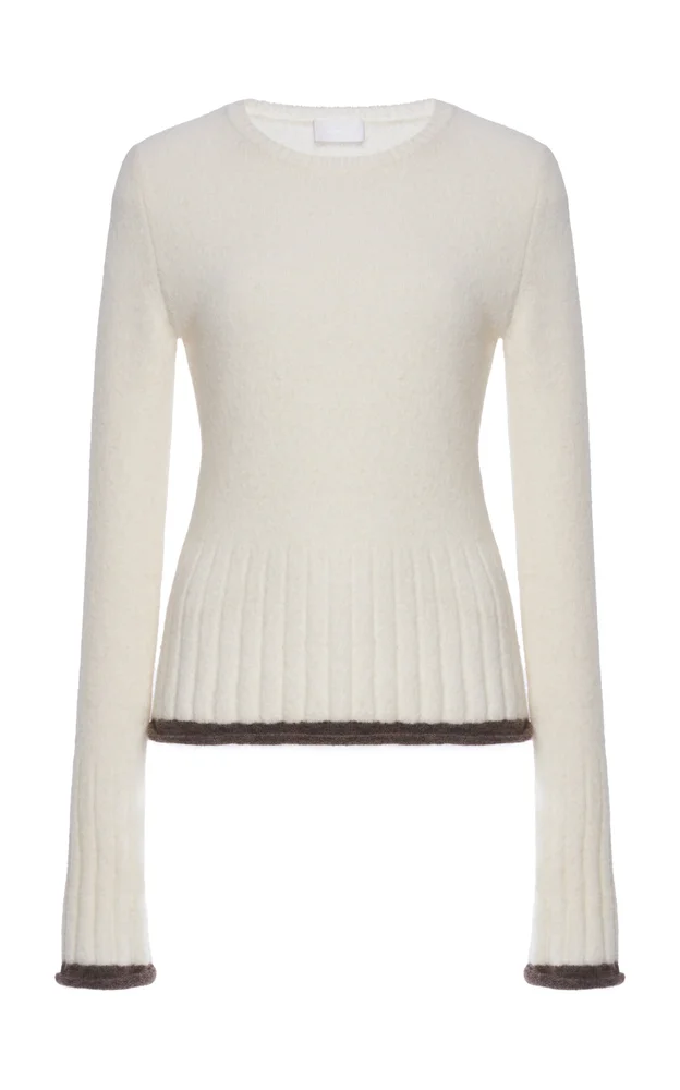 Knit Alpaca Wool-Blend Sweater