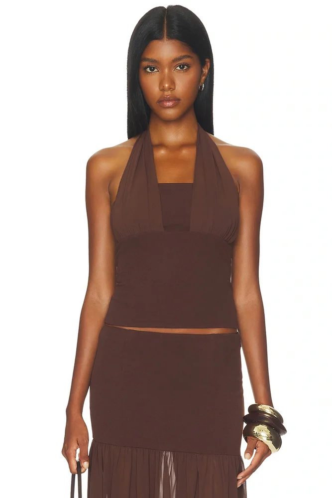 Nyra Tailored Halter Top