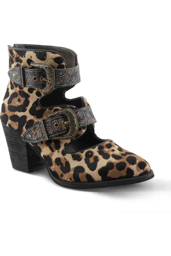 Leo Genuine Calf Hair Bootie