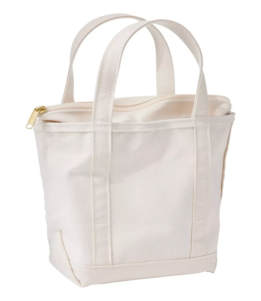Boat and Tote, Zip-Top, Small, Natural