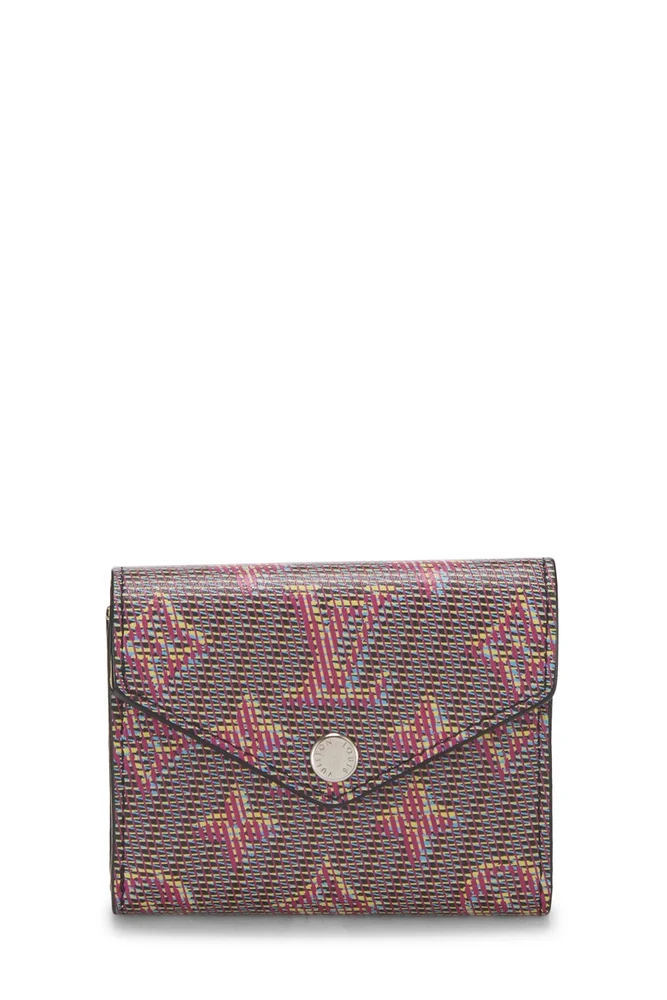 Multicolor LV Pop Monogram Zoe Wallet