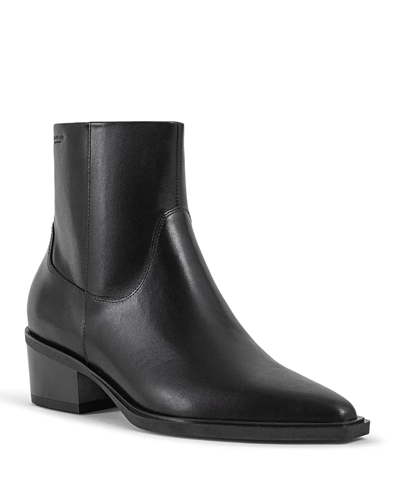 Kelsey Pointed Toe Block Heel Ankle Boots