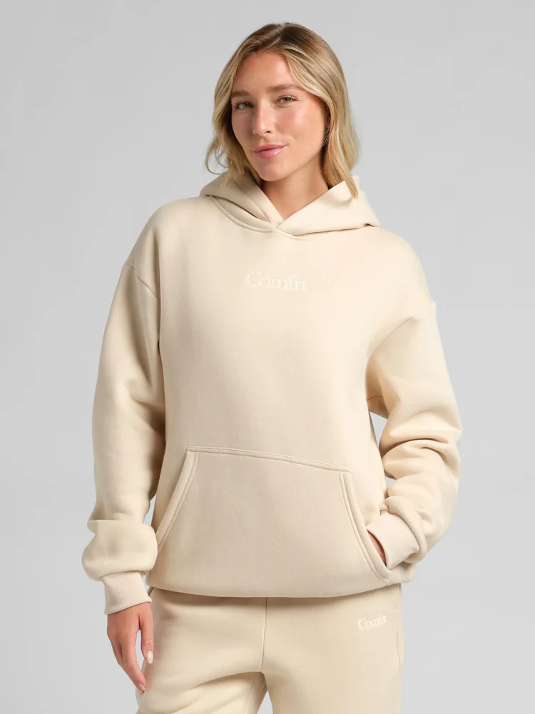 Signature Hoodie in Bone