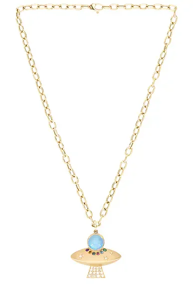 UFO Charm Chain Necklace