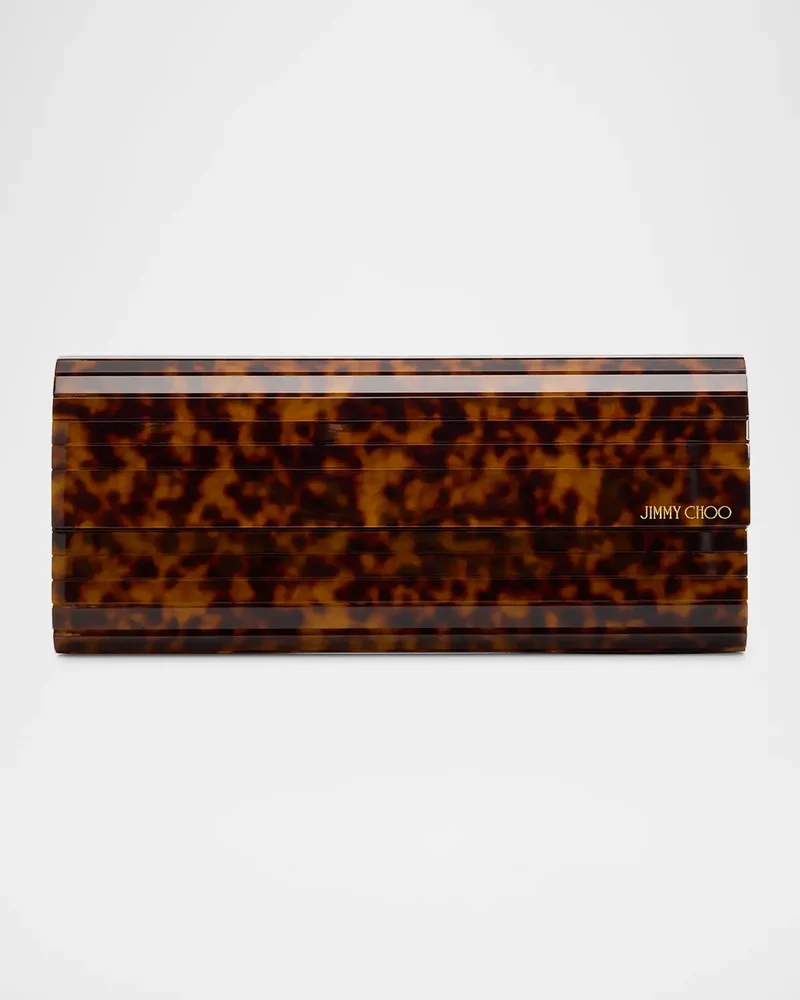 Sweetie Tortoiseshell Plexiglass Clutch Bag