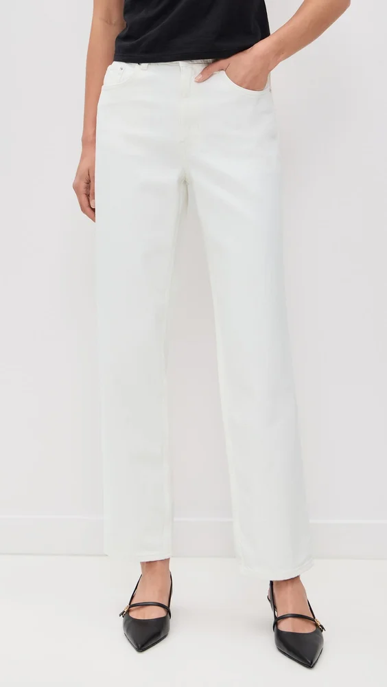 High Rise Straight Leg Jeans