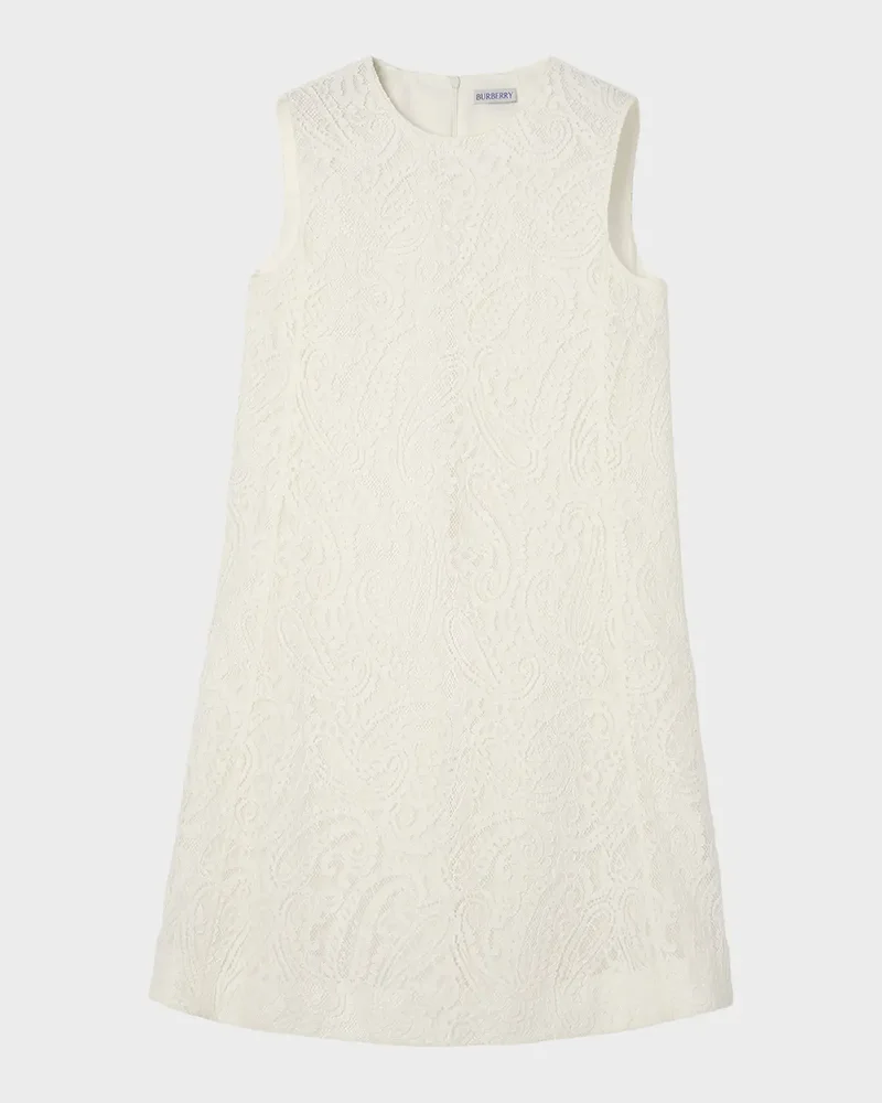 Elysande Paisley Lace Sleeveless Mini Dress