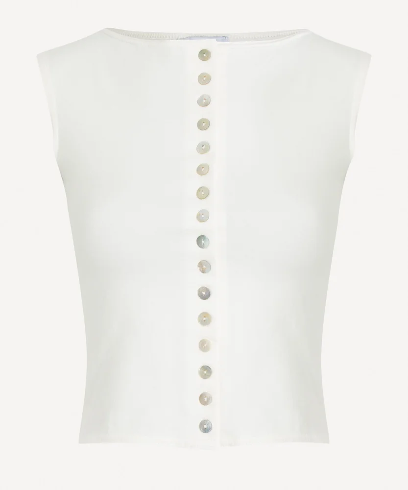 Sadaf Button-Down Top