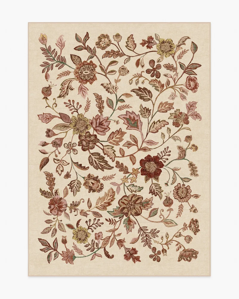 Anonna Burgundy Multicolor Rug
