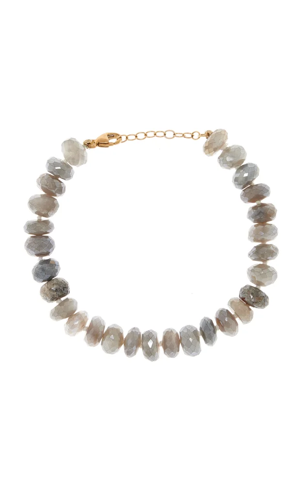 14K Yellow Gold Labradorite Bracelet