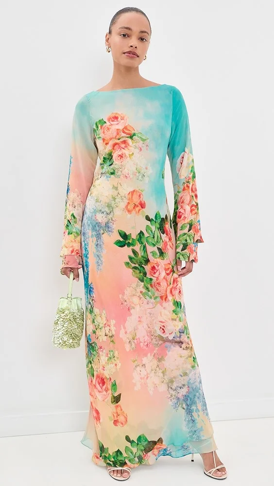Double Layer Maxi Dress
