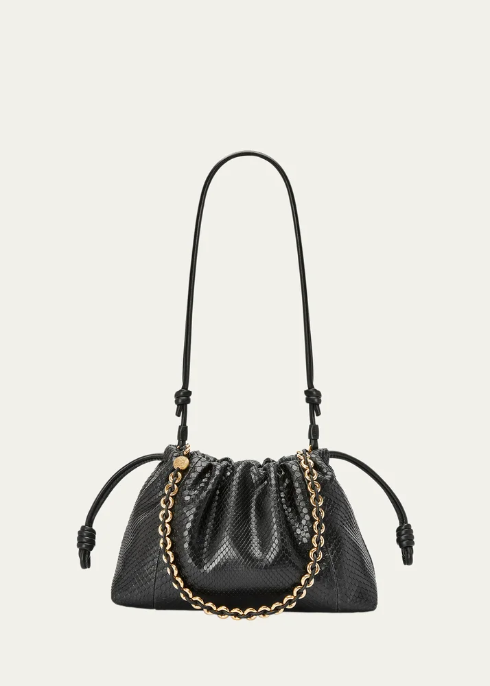 Flamenco Python Shoulder Bag