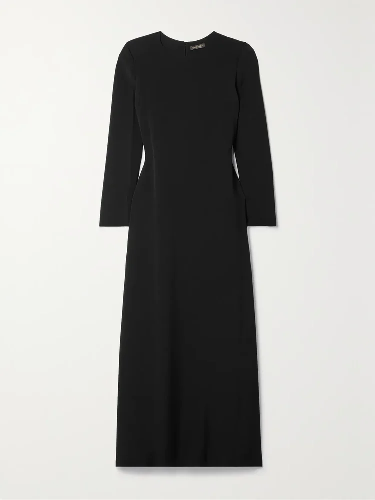 Angelica cutout silk-cady maxi dress
