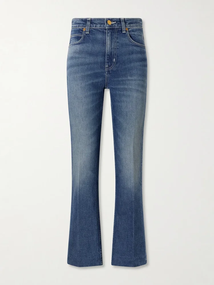 Kenickie mid-rise straight-leg jeans