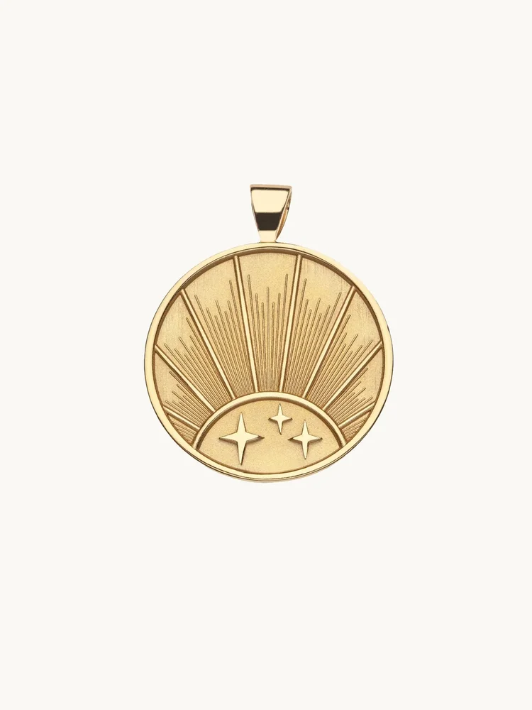 Strong Original Rising Sun Pendant Coin