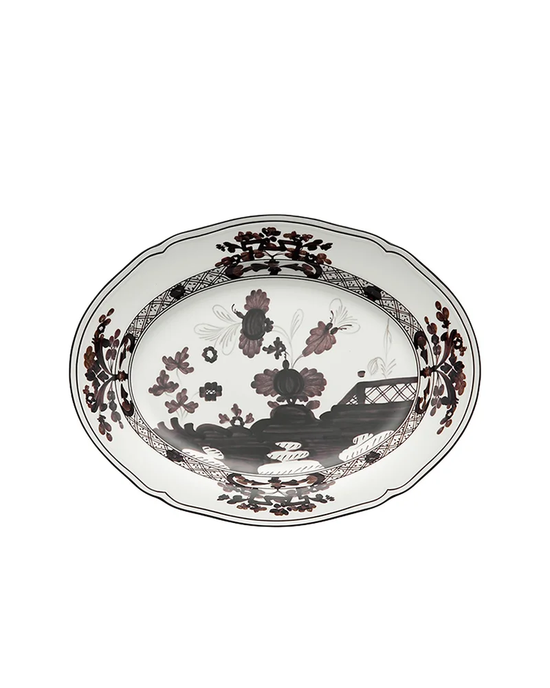 Antico Doccia Oval Flat Platter