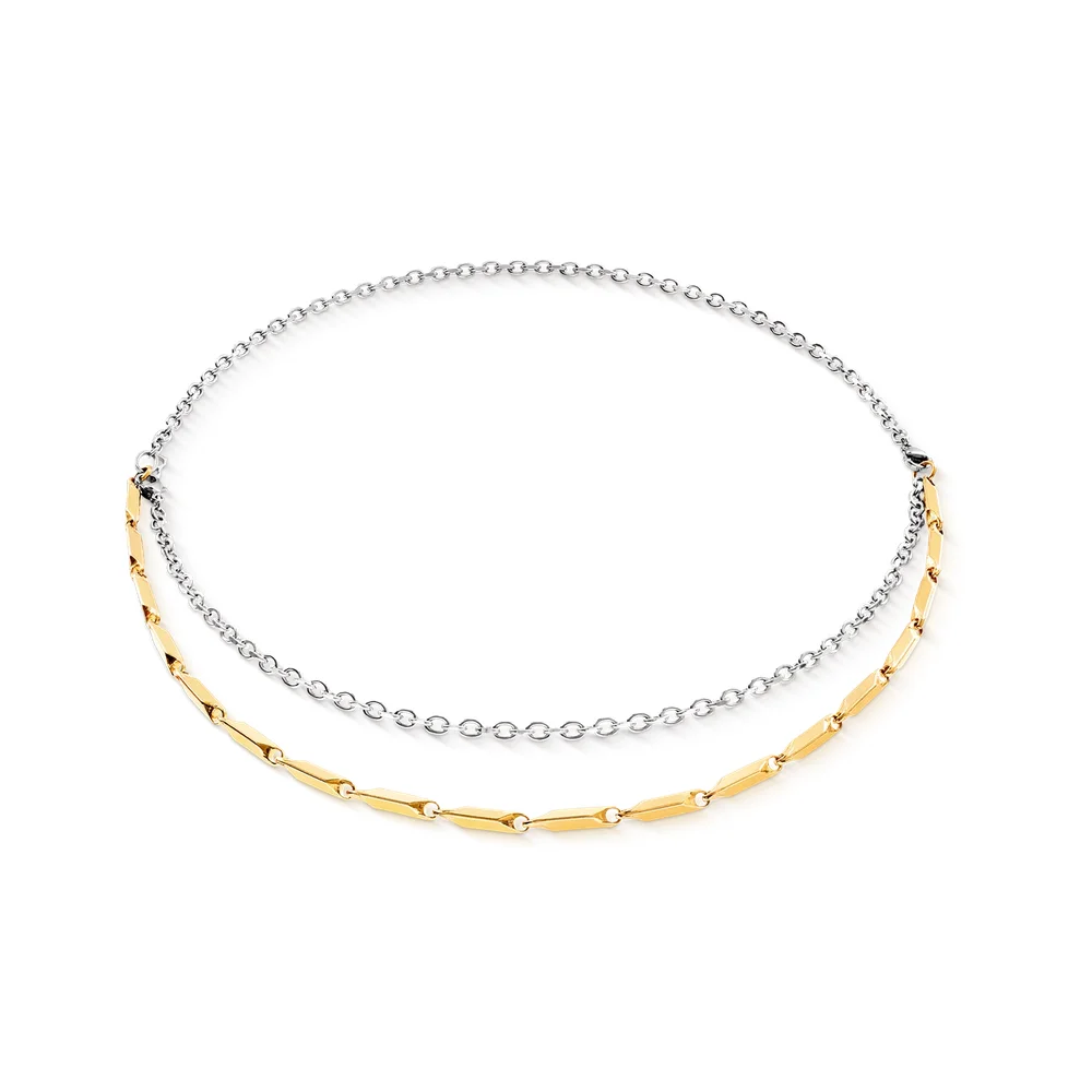 Necklace Twisted Layers Duo