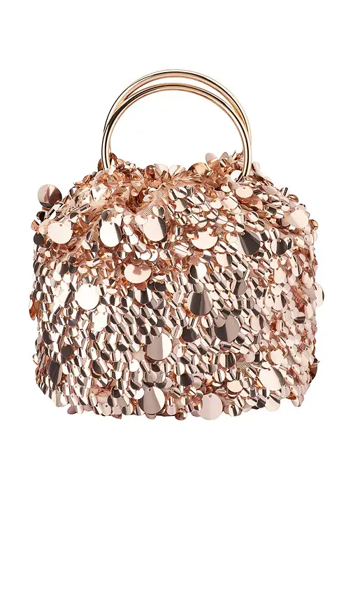 Vera Sequin Top Handle Bag