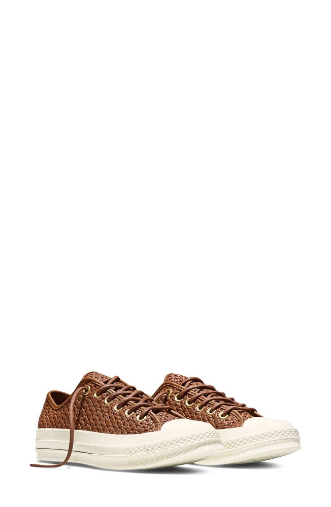 Chuck 70 Woven Leather Sneaker
