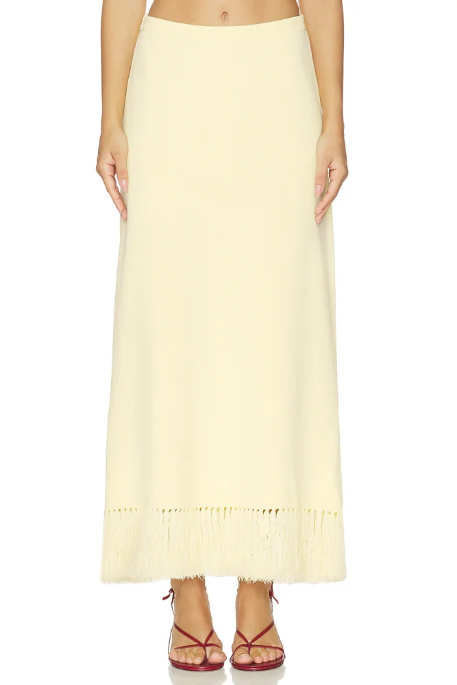 Amelia Fringe Hem Skirt