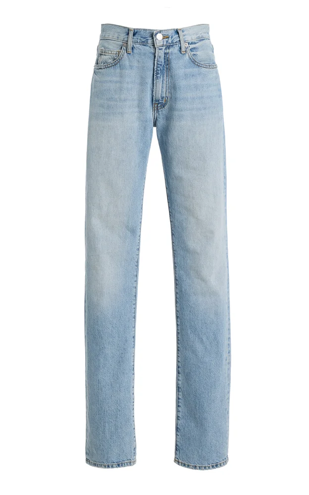 Chloe Rigid Straight-Leg Jeans