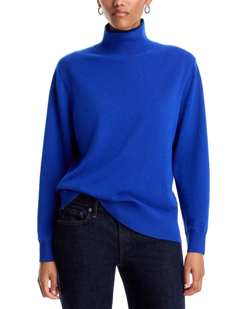 Nyla Cashmere Turtleneck Sweater