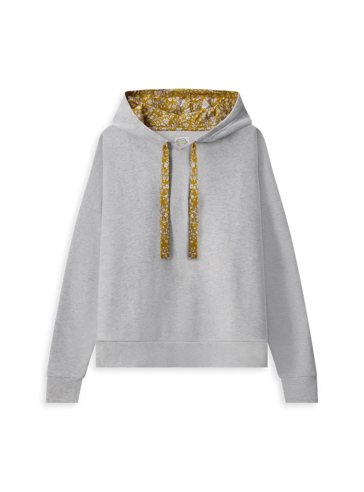The Short & Sweet Hoodie with Floral Print