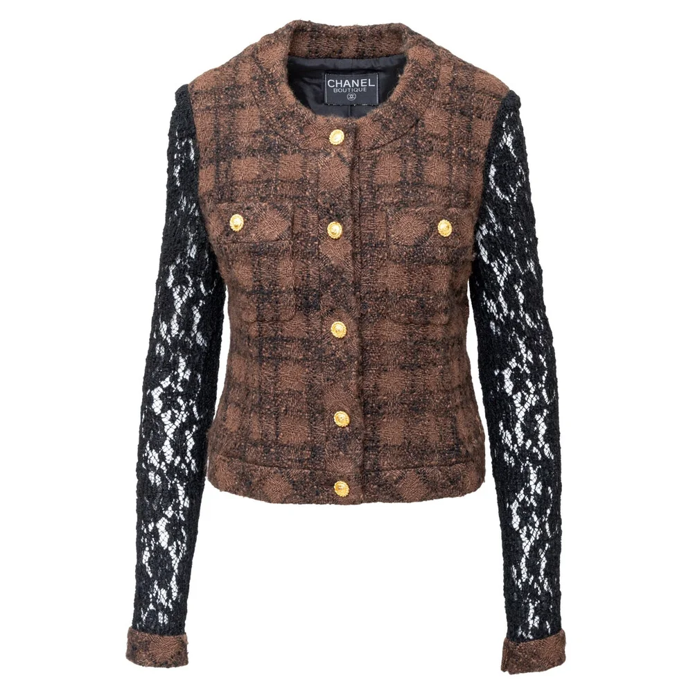 Chanel Tweed and Lace Jacket - '90s