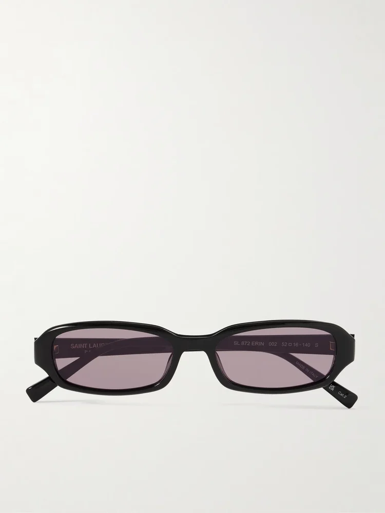 Erin oval-frame acetate sunglasses