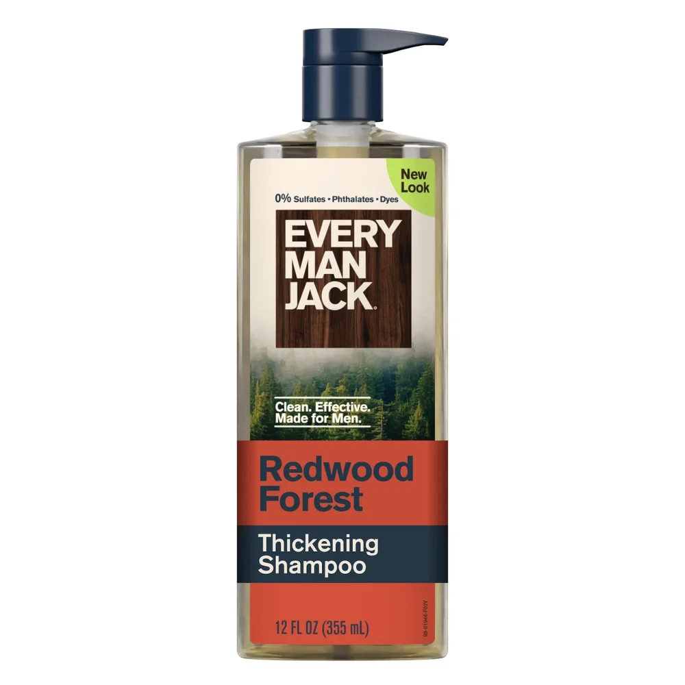 Men's Premium Thickening Shampoo, Redwood