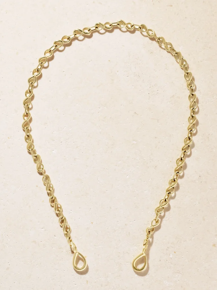 Myriad 18-karat gold necklace