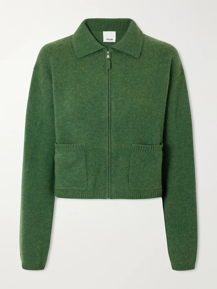 cashmere cardigan