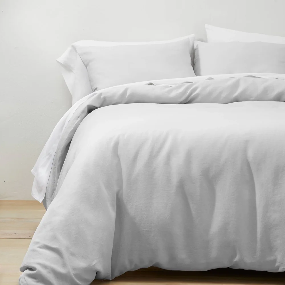 Linen Duvet & Sham Set, Full/Queen