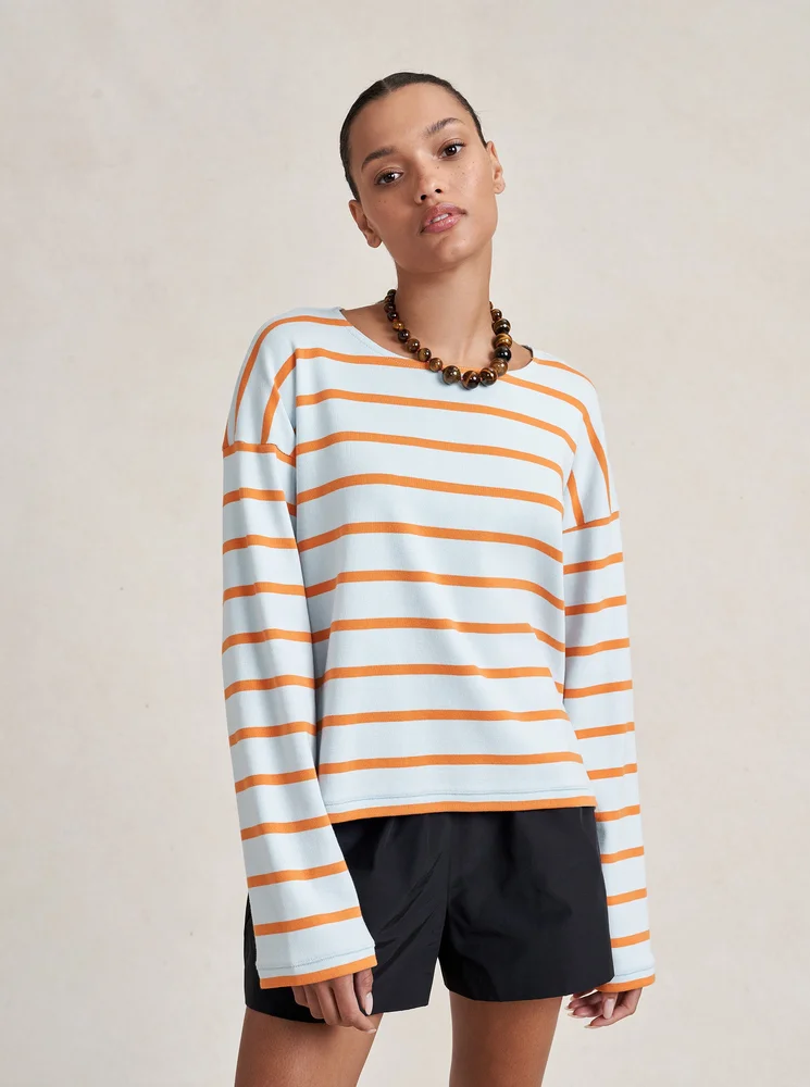 La Ligne Long Sleeve Breton Tee