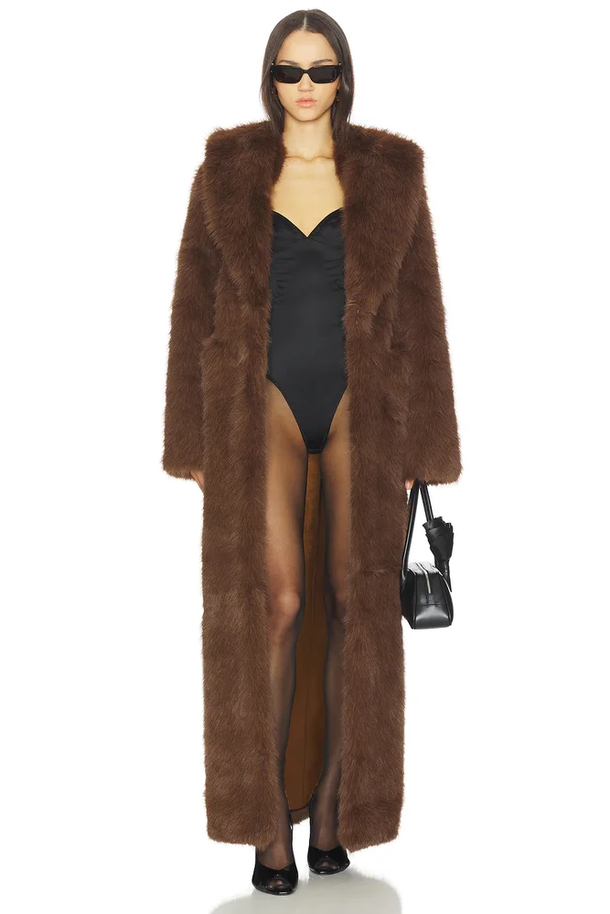 Vincent Faux Fur Coat