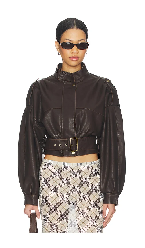 Gigi Leather Jacket LIONESS